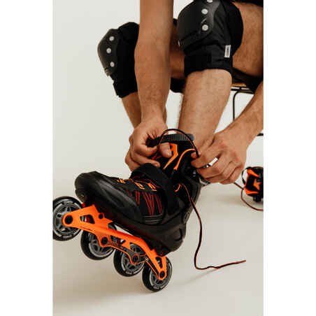 Adult Inline Fitness Skates FIT500 - Acid Orange