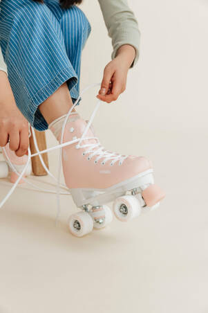 100 Artistic Quad Skates - Pink
