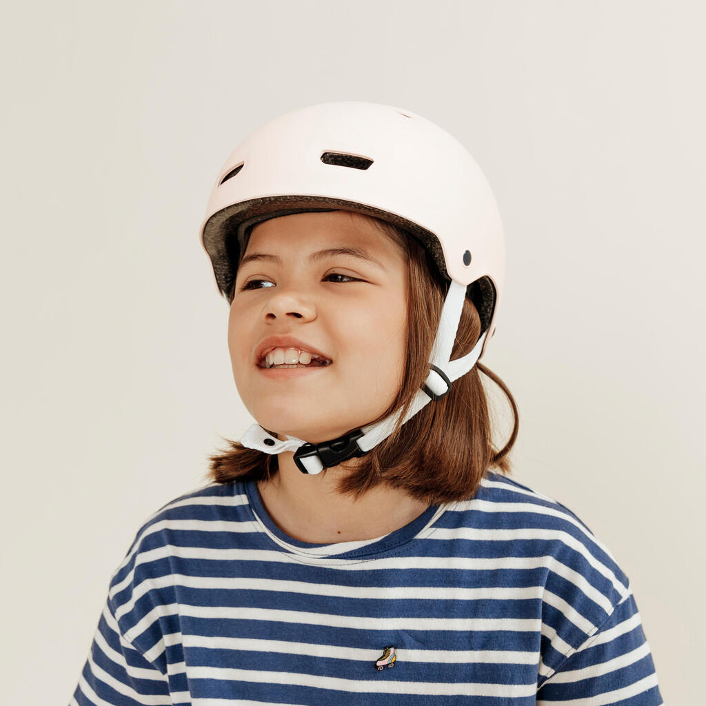Casque roller skateboard trottinette MF500 light khaki