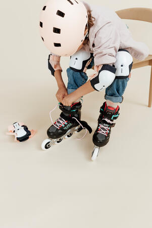 Шолом дитячий MF500 для катання на роликах/скейтборді/самокаті рожевий