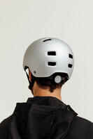 Casco Patines Patinete y Skate Oxelo MF500 Gris