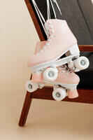 Dailiojo čiuožimo ratukinės pačiūžos „100 Quad“, rožinės