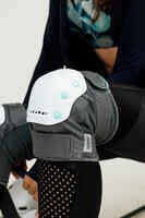 Adult 2 x 3-Piece Inline Skate Protection Set FIT500 - Grey/Peppermint