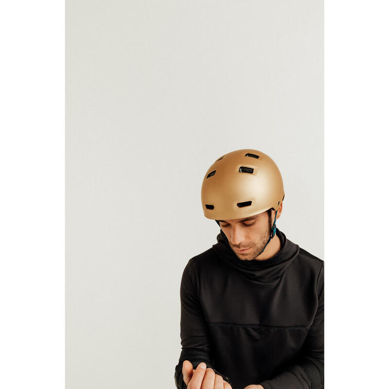 Casco roller skateboard monopattino MF540 URBAN GOLD