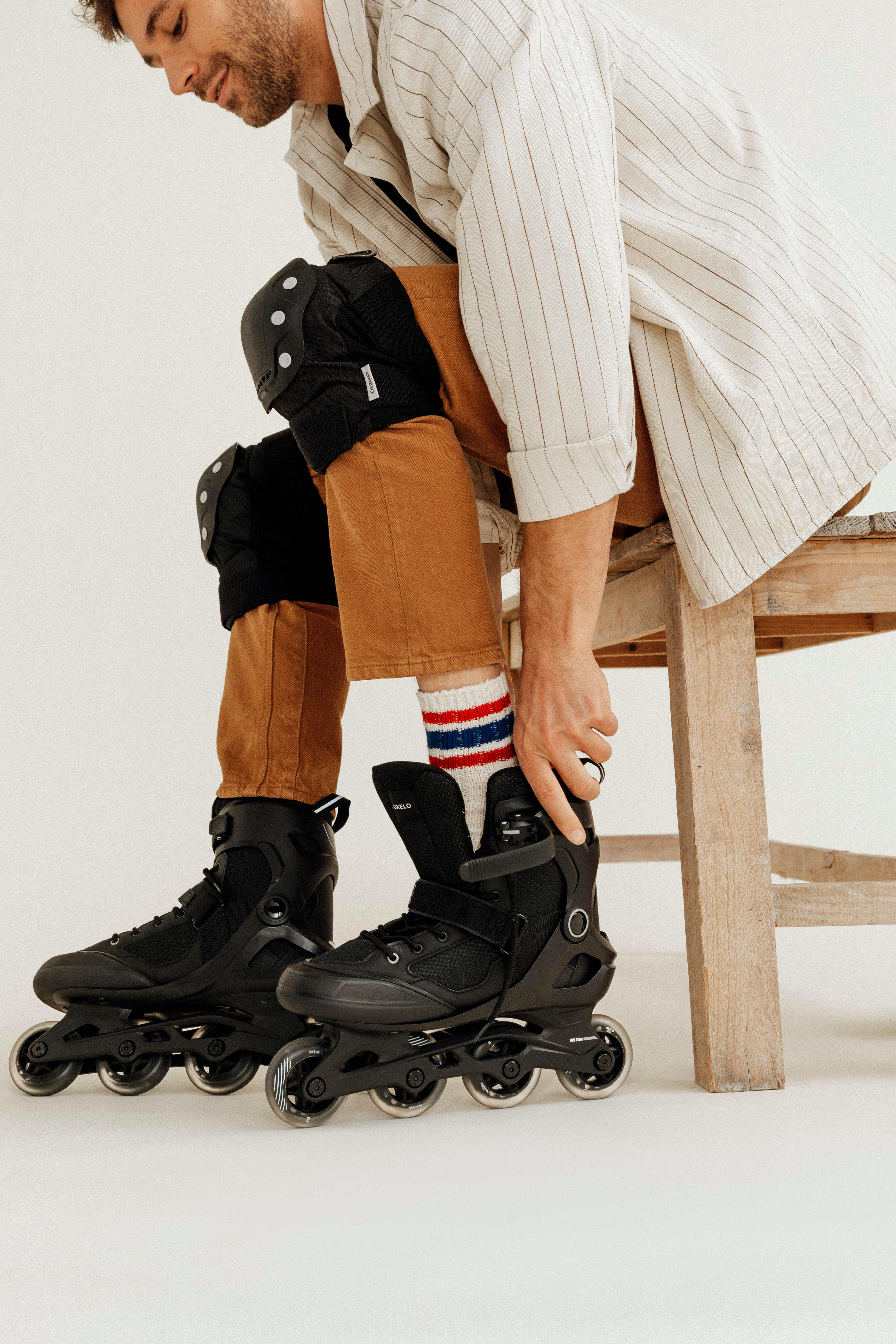 In-line Skates - Fit 100 Black - OXELO