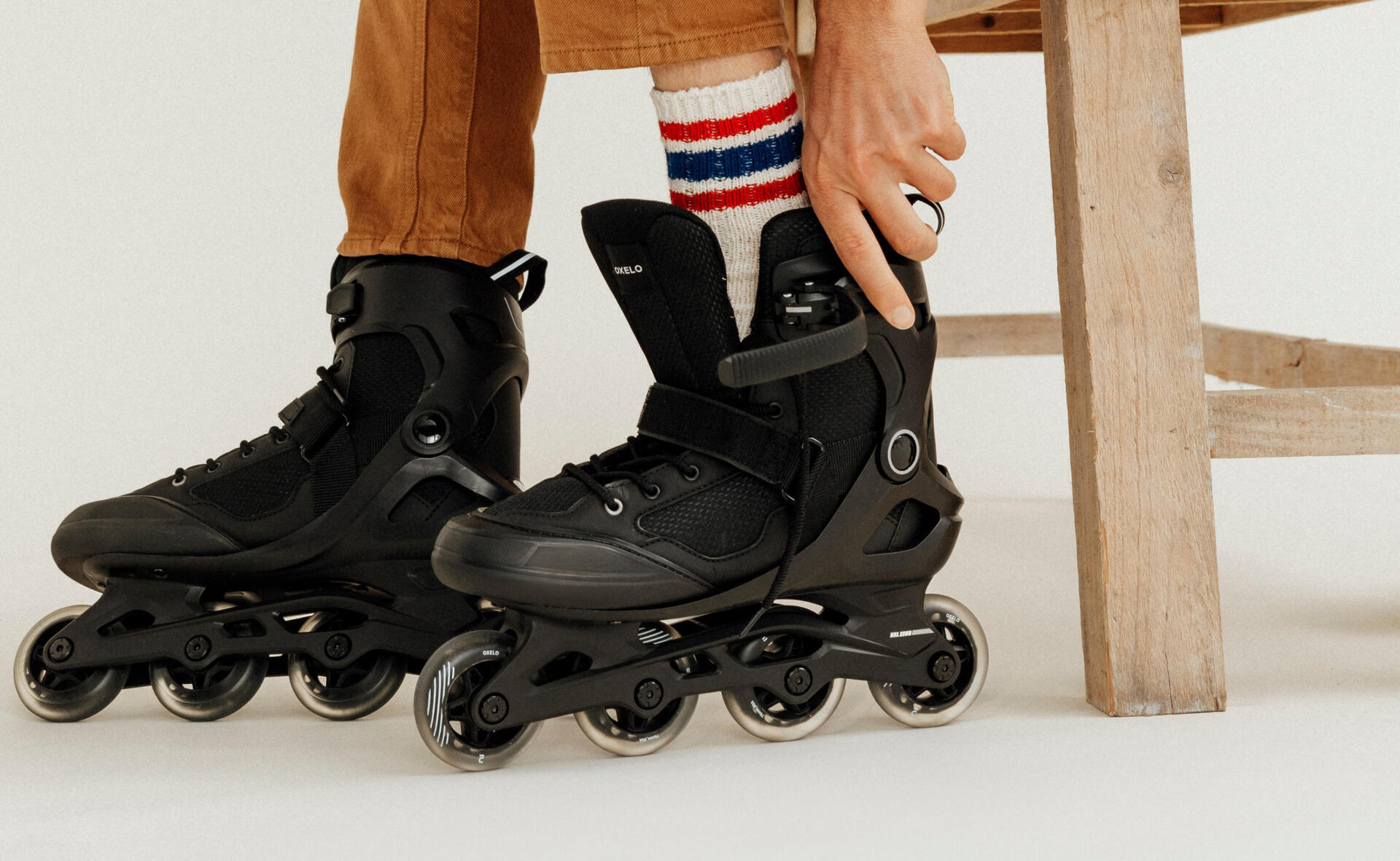 Unisex Inline Skates Oxelo FIT 100 M - Black