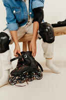 طقم واقٍ 3 قطع للتزلج بالحذاء أو اللوح أو السكوتر للأطفال - Play أسود