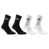 Strumpa högt skaft svart/vit 4-pack Racketsport - PUMA HIGH BLACK/WHITE X4 PUMA - Tenniskläder