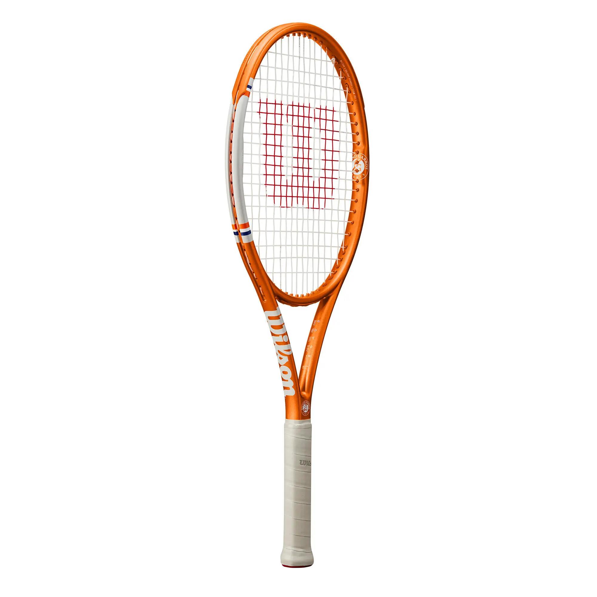 Adult Tennis Racket Roland Garros Team Strung - Orange 3/4