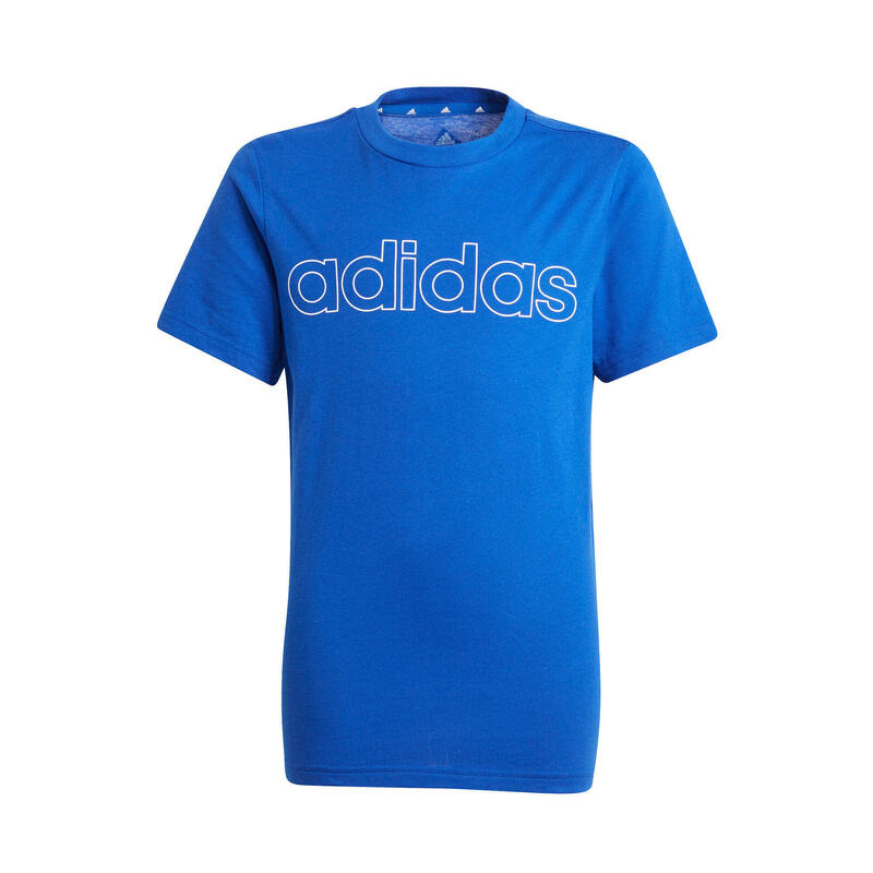 TEE SHIRT ADIDAS LINEAR BLEU GARCON