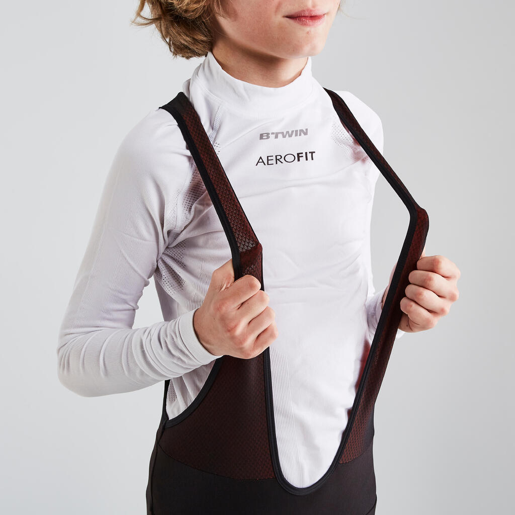 Kids' Cycling Bib Tights 900 - Black