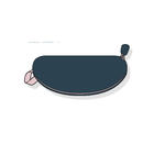 Children’s hard sunglasses case - CASE 560 JR - blue/pink