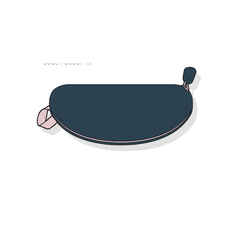 Παιδική σκληρή θήκη για γυαλιά ηλίου - CASE 560 JR - μπλε/ροζ