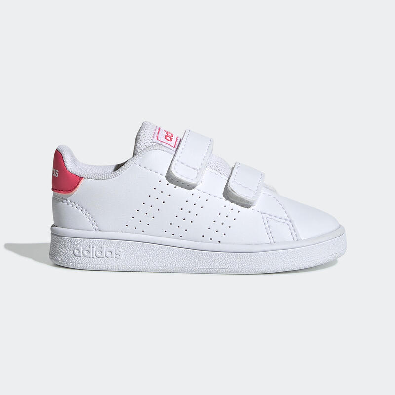 Zapatillas Adidas bebé pasos Advantage blanco rosa tallas 20 a 27 | Decathlon
