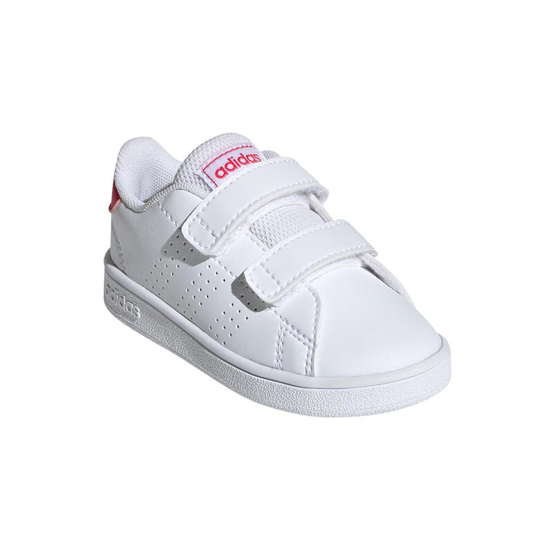 Hassy Inscribirse Novedad Zapatillas Adidas bebé primeros pasos Advantage blanco rosa tallas 20 a 27  | Decathlon
