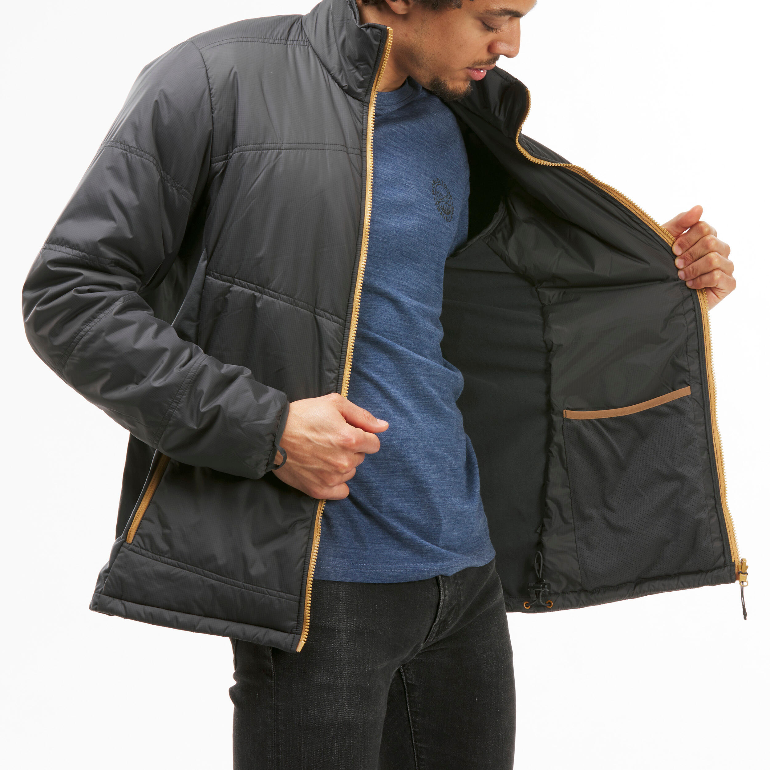 Men’s 3-in-1 waterproof hiking jacket - SH500 Mountain -10°C 12/14