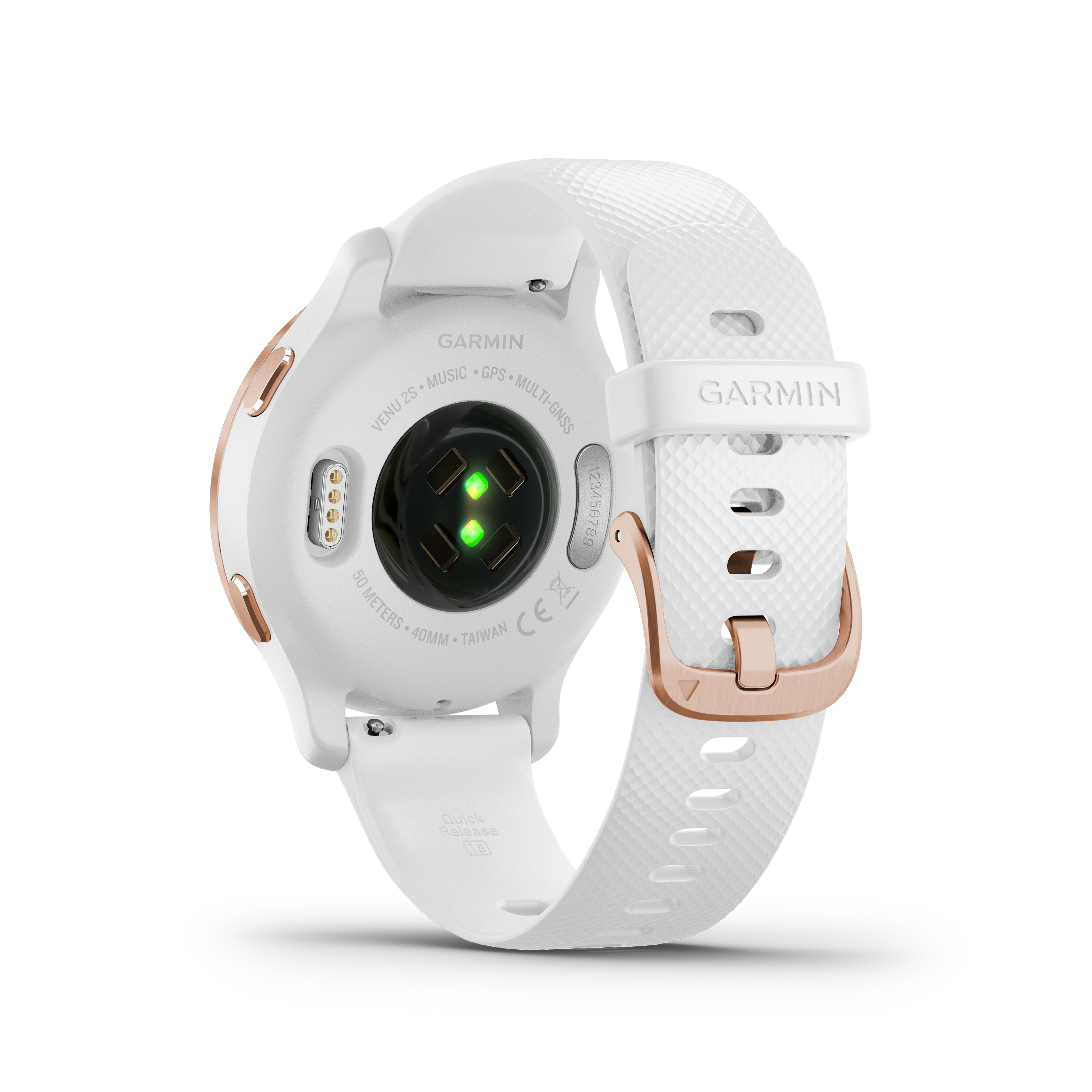 GARMIN VENU 2S MULTISPORTS CONNECTED GPS WATCH - ROSE GOLD WHITE - Decathlon