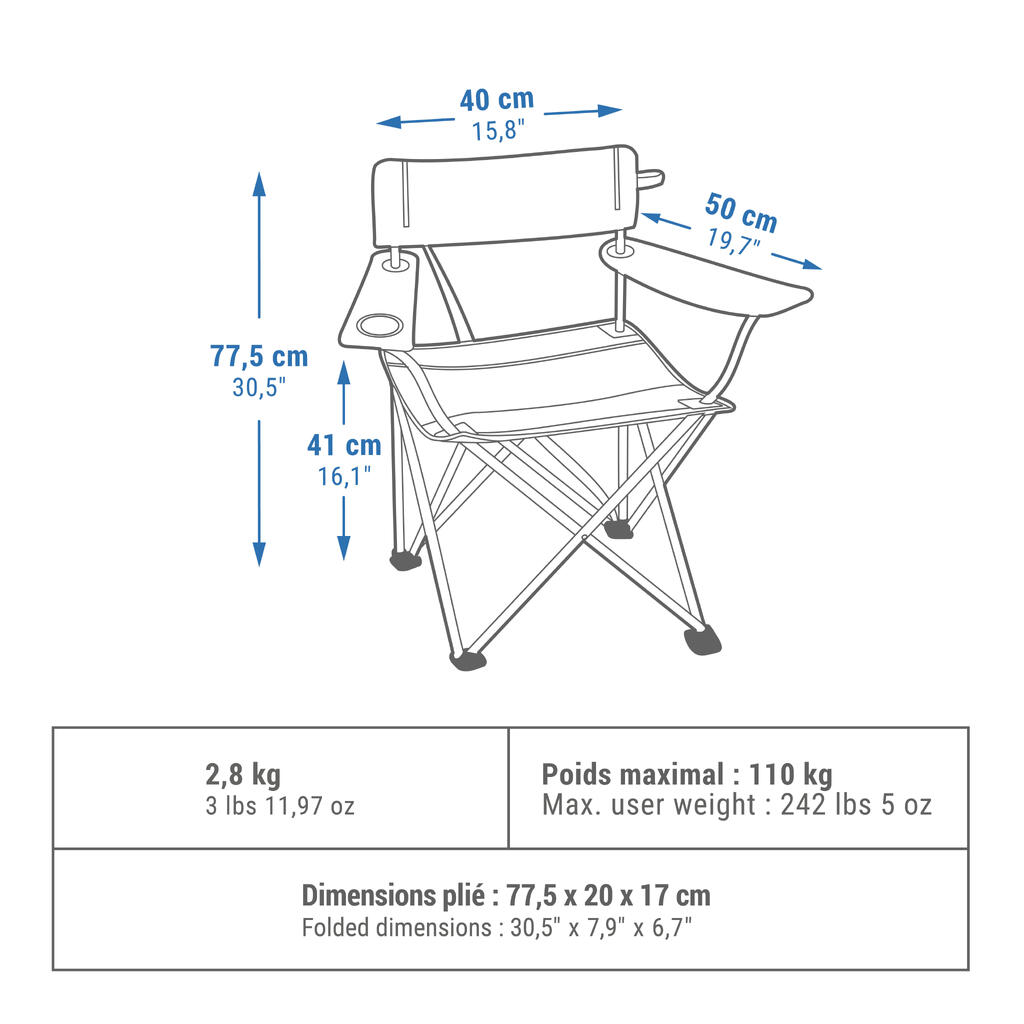 FOLDING CAMPING CHAIR