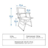 Camping Comfortable Folding Table Chair