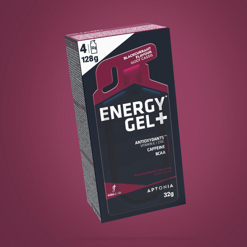 Gel energético ENERGY GEL+ grosella 4 x 32 g