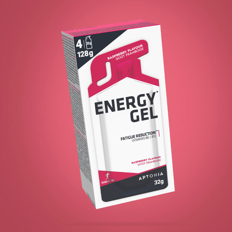 Gel énergétique ENERGY GEL framboise 4 X 32g