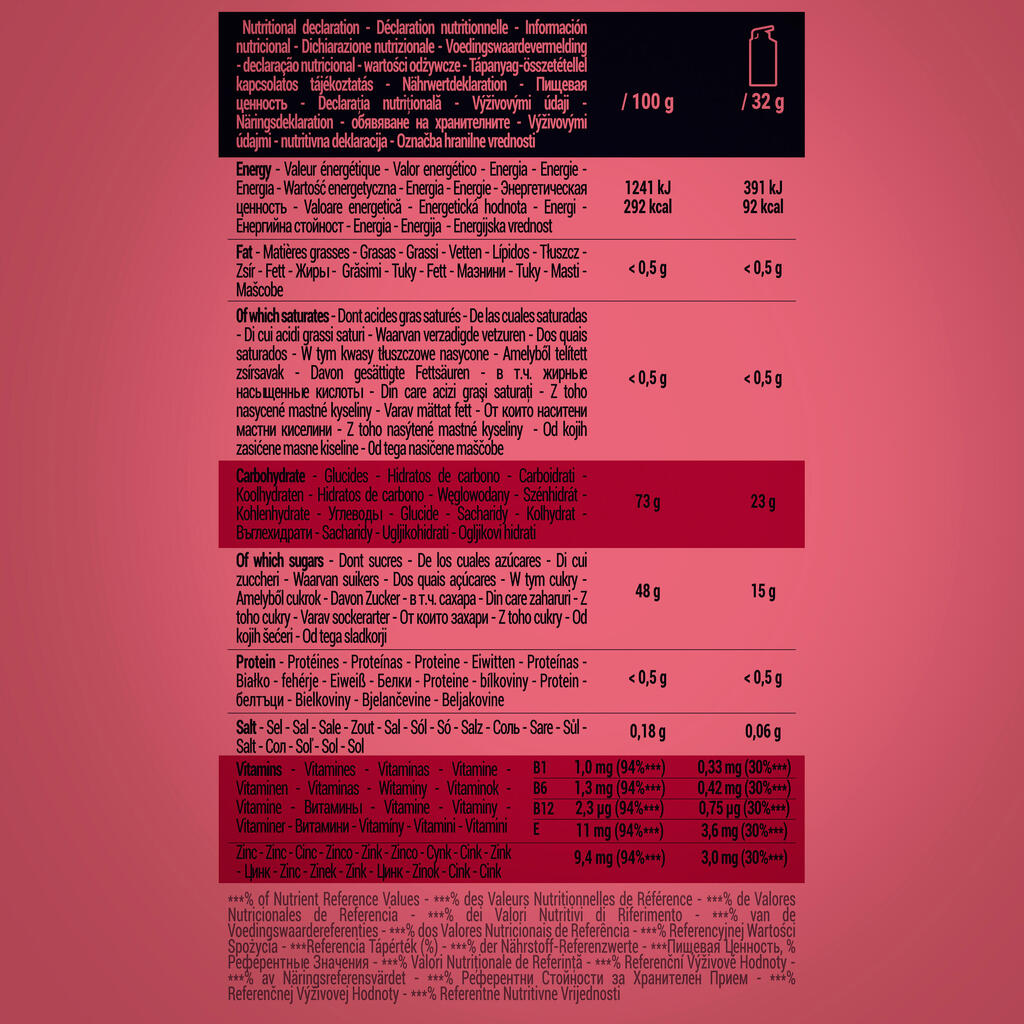 Energy Gel SD Apfel 4 × 32 g