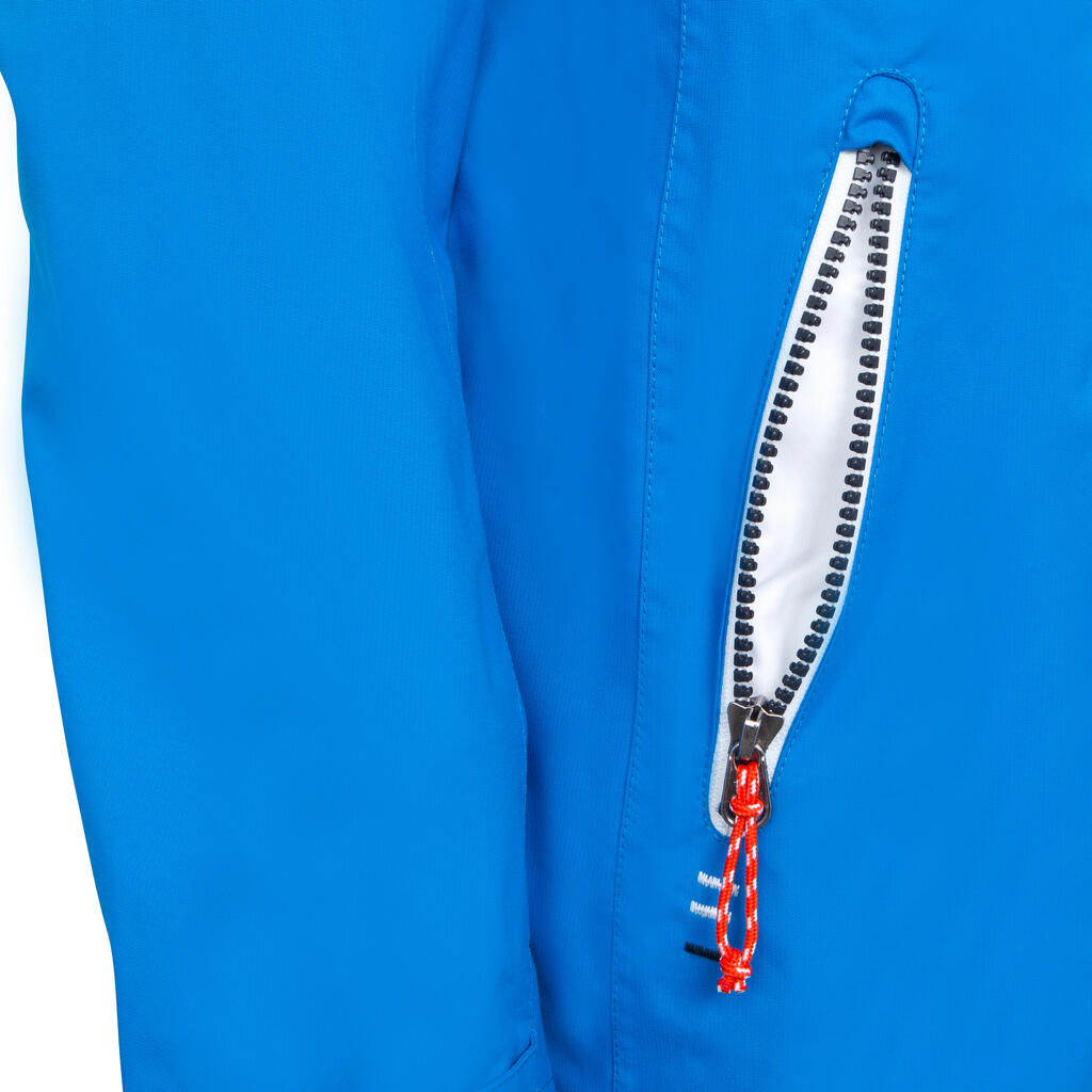 Segeljacke wasserdicht 100 Kinder blau