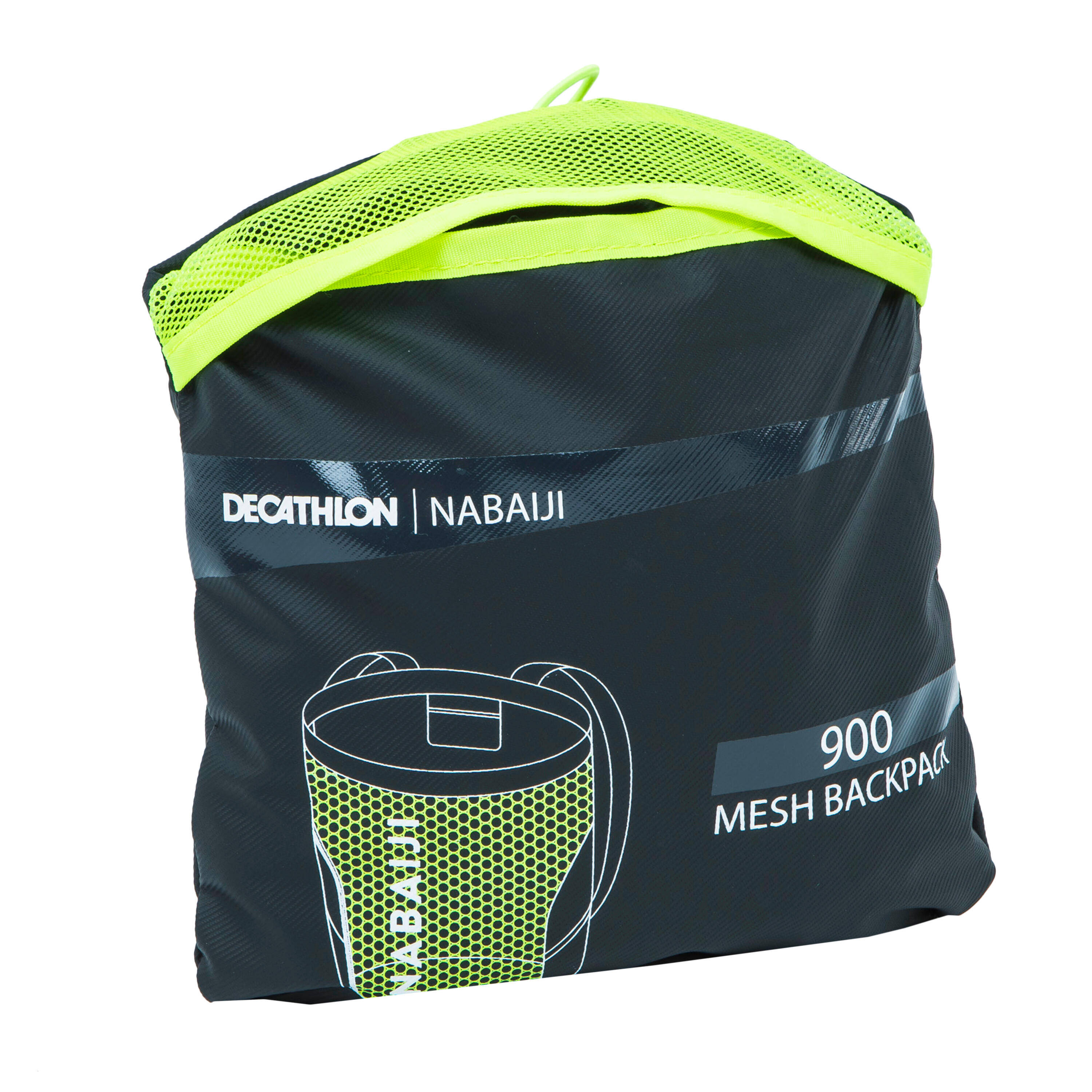 Swimming Mesh Pool Bag 900 Lightweight & Quick-Dry Yellow -  4