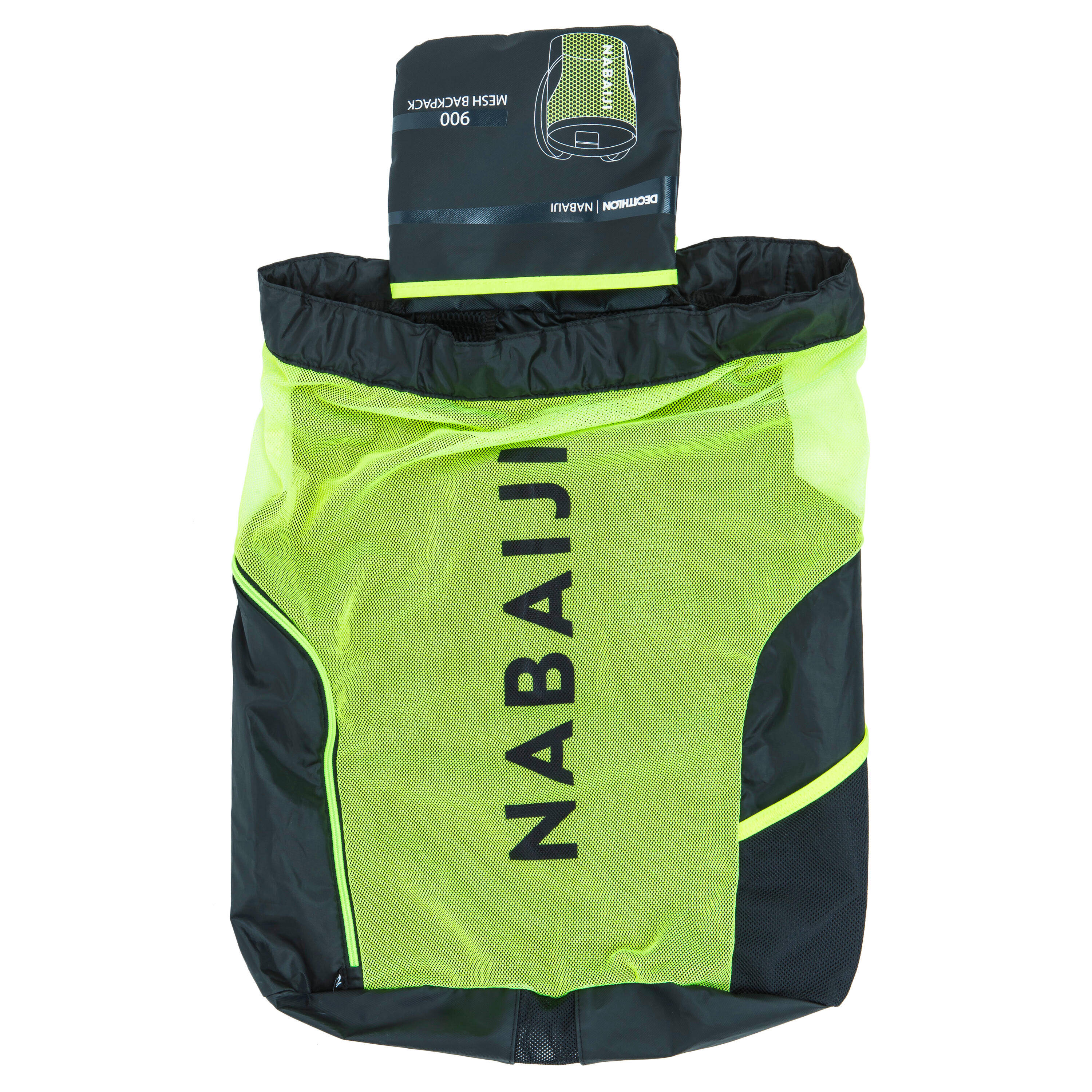 Swimming Mesh Pool Bag 900 Lightweight & Quick-Dry Yellow -  3