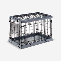 CAISSE DE TRANSPORT PLIABLE SUPERIOR 75 (M) EN GRILLE POUR 1 CHIEN.