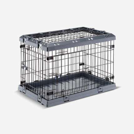 CAISSE DE TRANSPORT PLIABLE SUPERIOR 75 (M) EN GRILLE POUR 1 CHIEN.