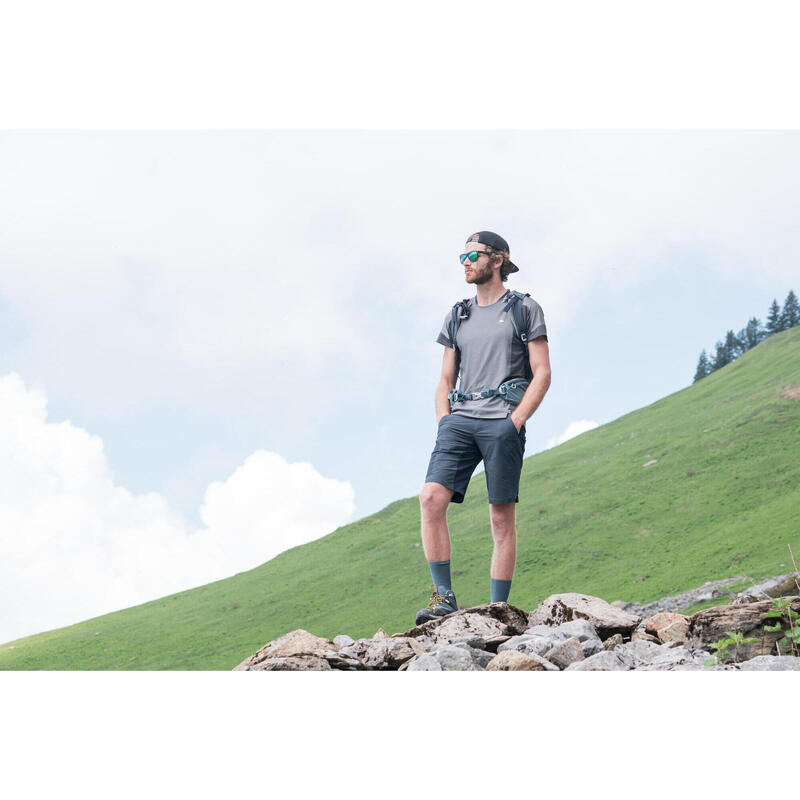 Men’s short-sleeved mountain walking t-shirt MH500