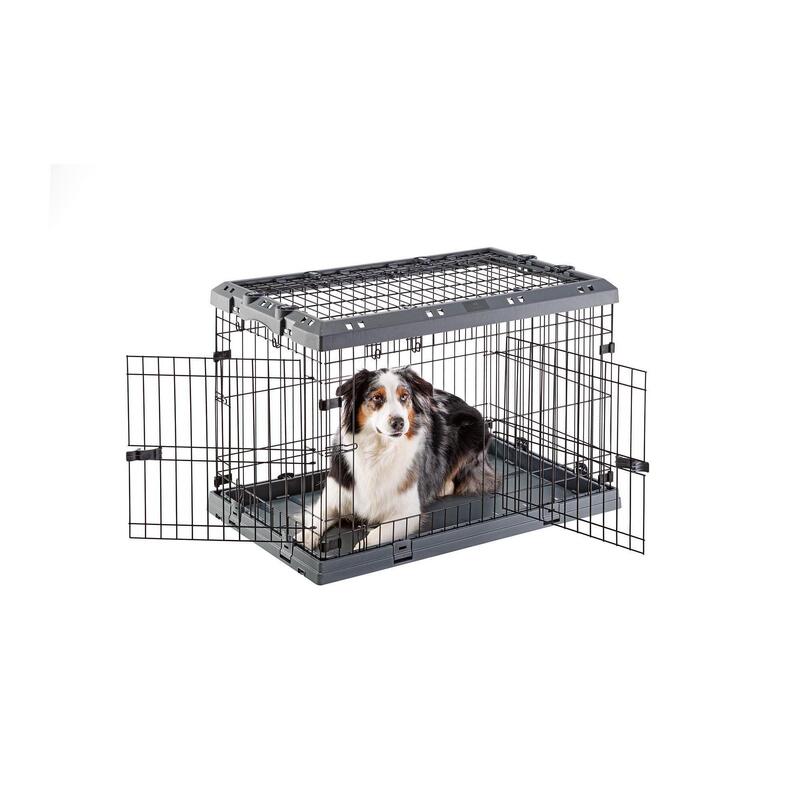 Hundebox faltbar SUPERIOR 90 (M) Gitter für einen Hund