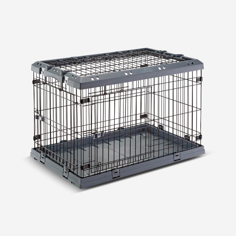 Hundebox faltbar SUPERIOR 90 (M) Gitter für einen Hund