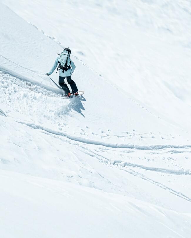 Splitboard set voor volwassenen met stijgvellen op maat