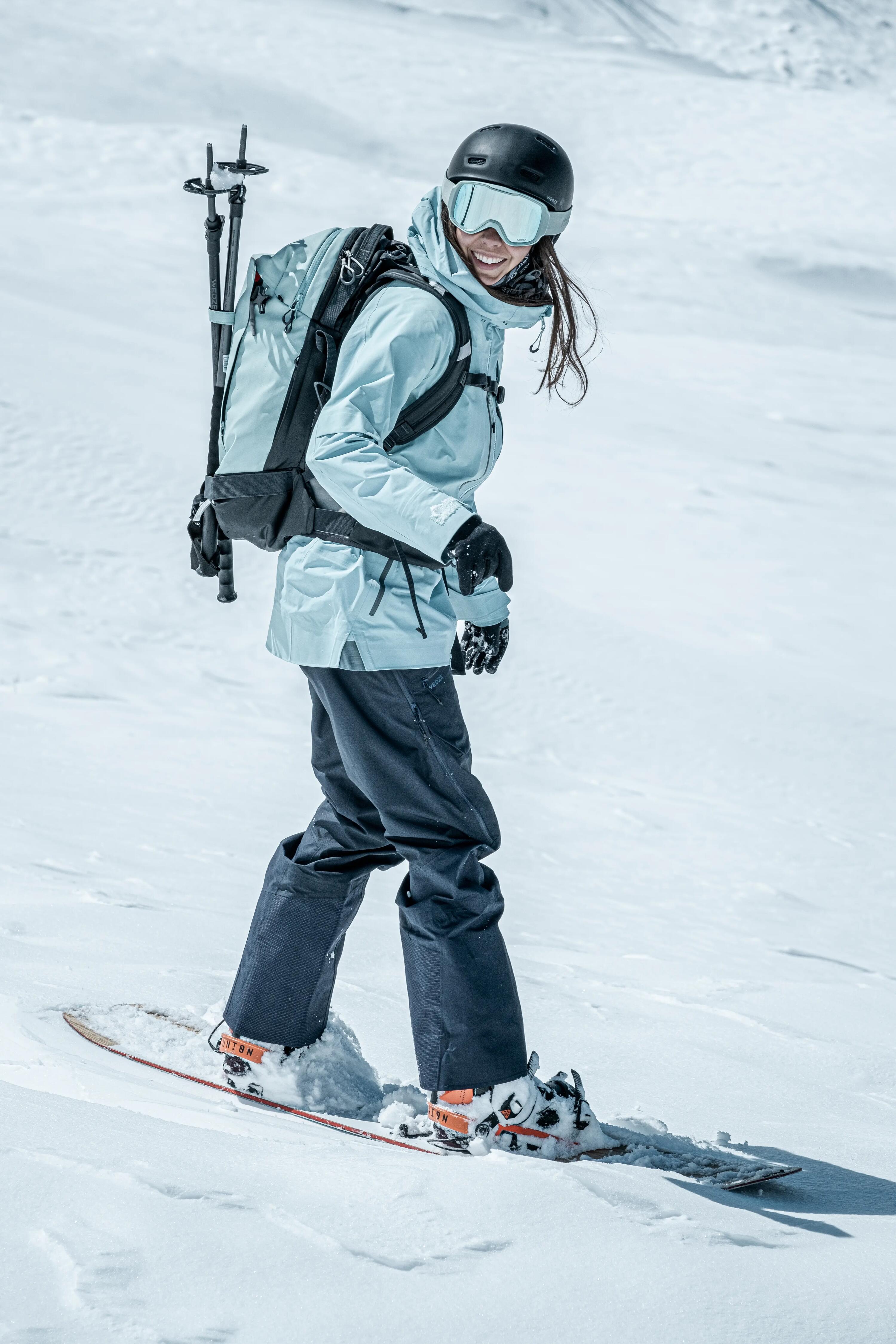 Splitboard set: prkno splitboard pro dospělé + pásy řezané na míru 34/34
