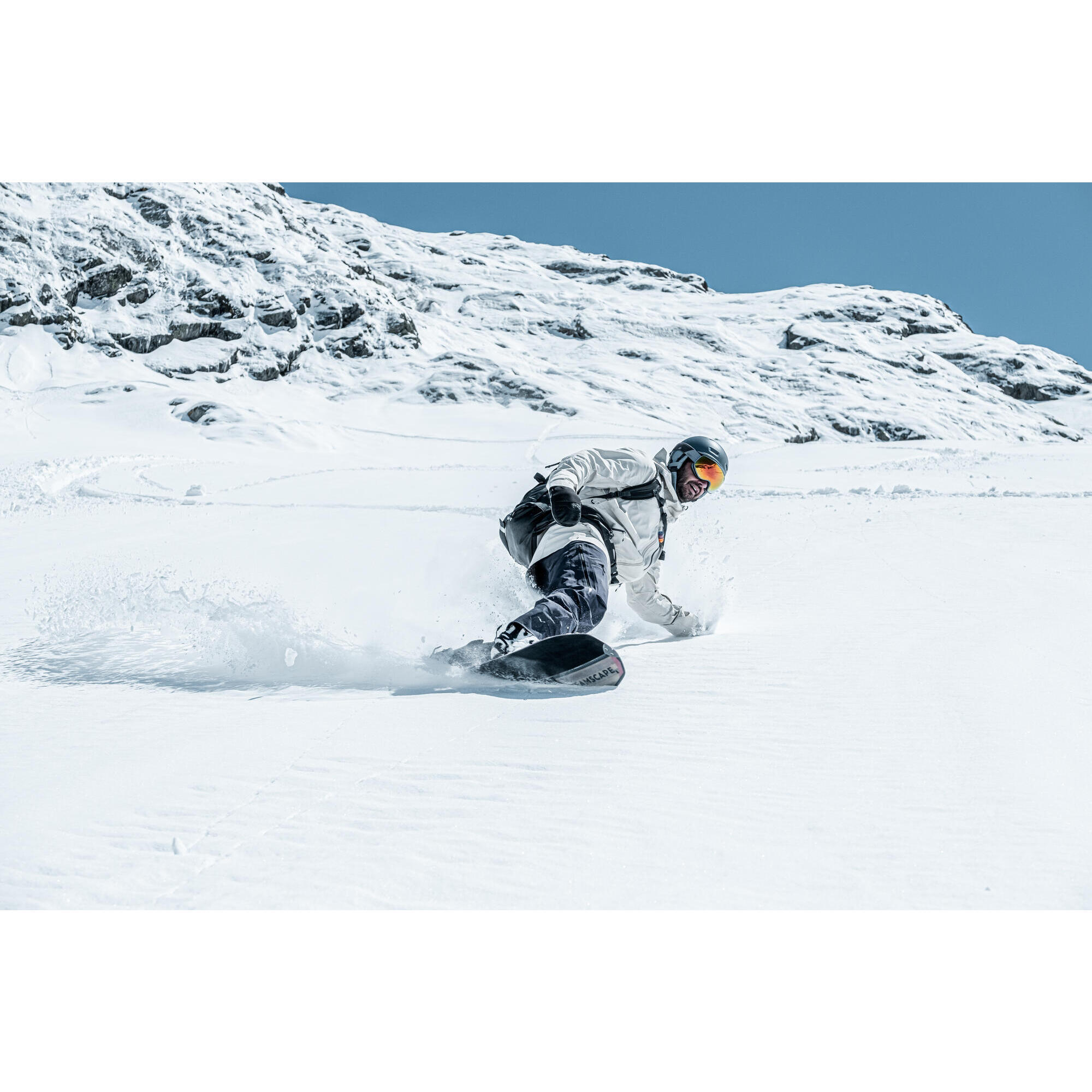 Splitboard pack: adult splitboard sold with custom skins