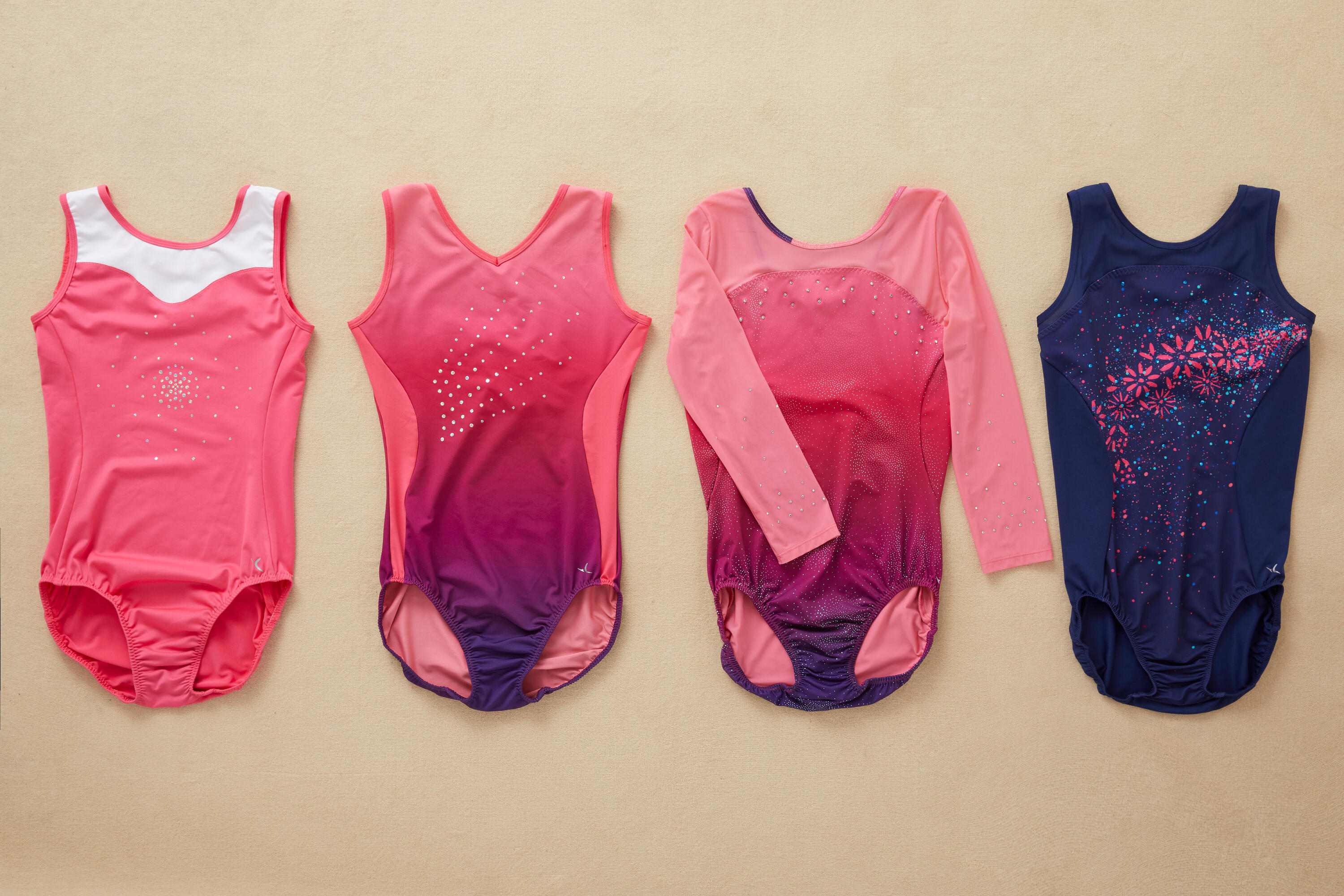 girls-sleeveless-sequin-gym-leotard-jsm900-blue-blue-print-domyos