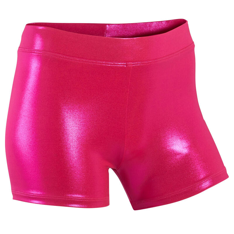 Women's Artistic Gymnastics Shorts - Shiny Pink