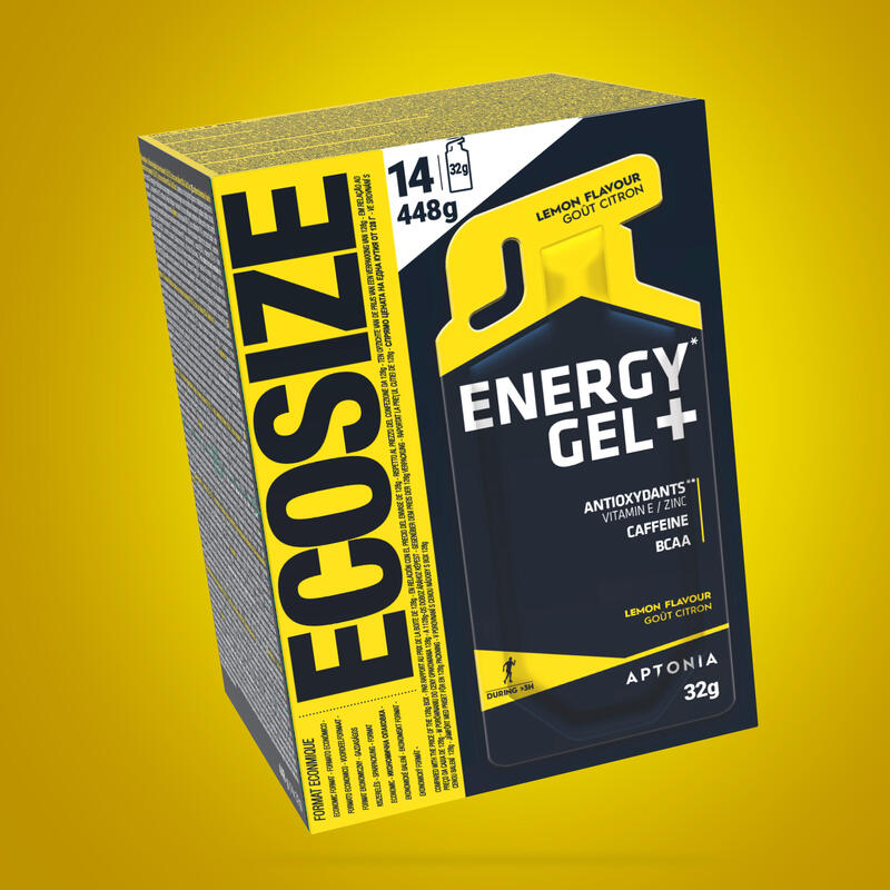 GEL ÉNERGÉTIQUE ECOSIZE LONGUE DISTANCE CITRON 14X32GR