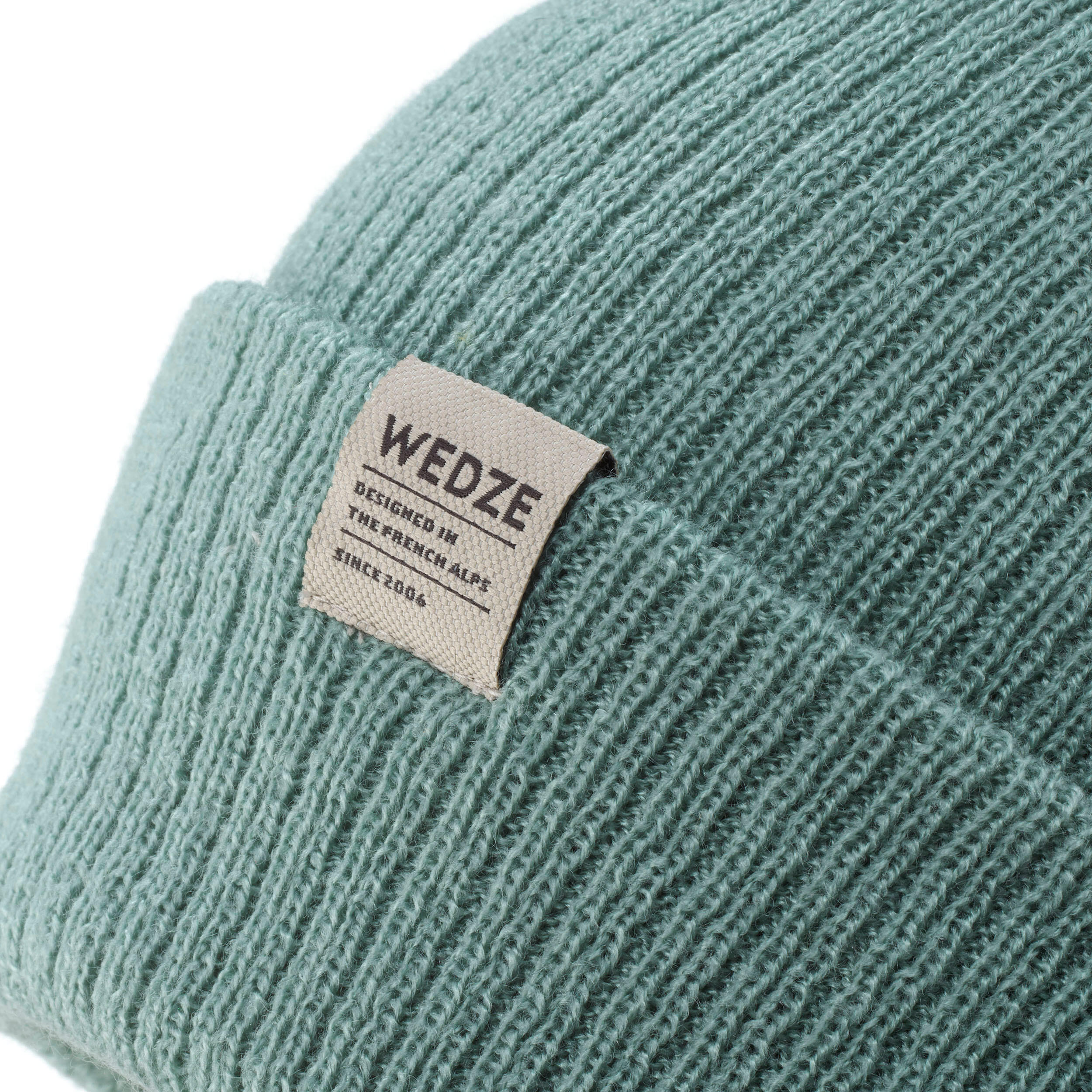 Kids' Skiing Beanie Hat Fisherman - Blue/Green 4/8