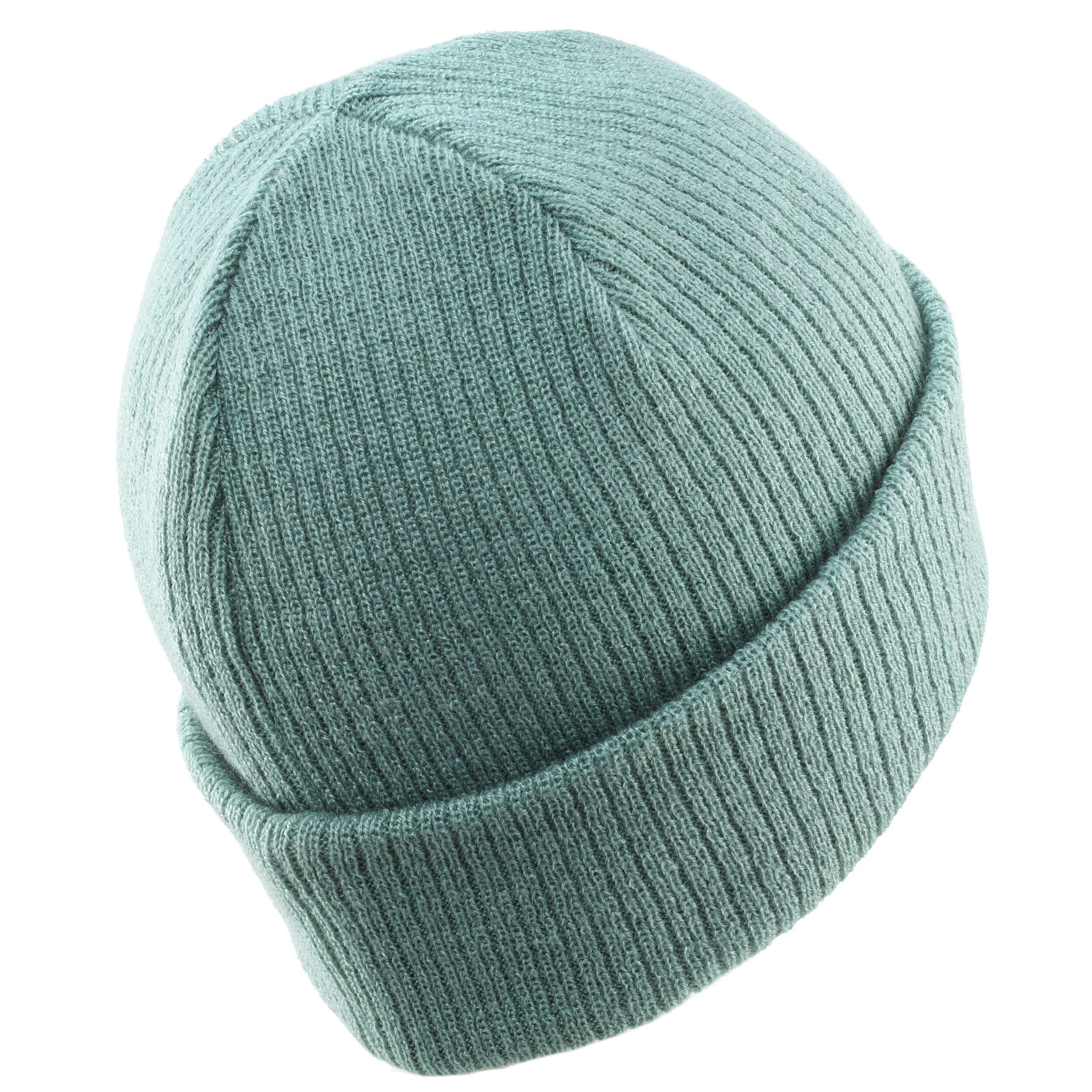 Kids' Skiing Beanie Hat Fisherman - Blue/Green 6/8