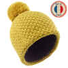 KIDS’ SKI HAT - MADE IN FRANCE - TIMELESS - OCHRE