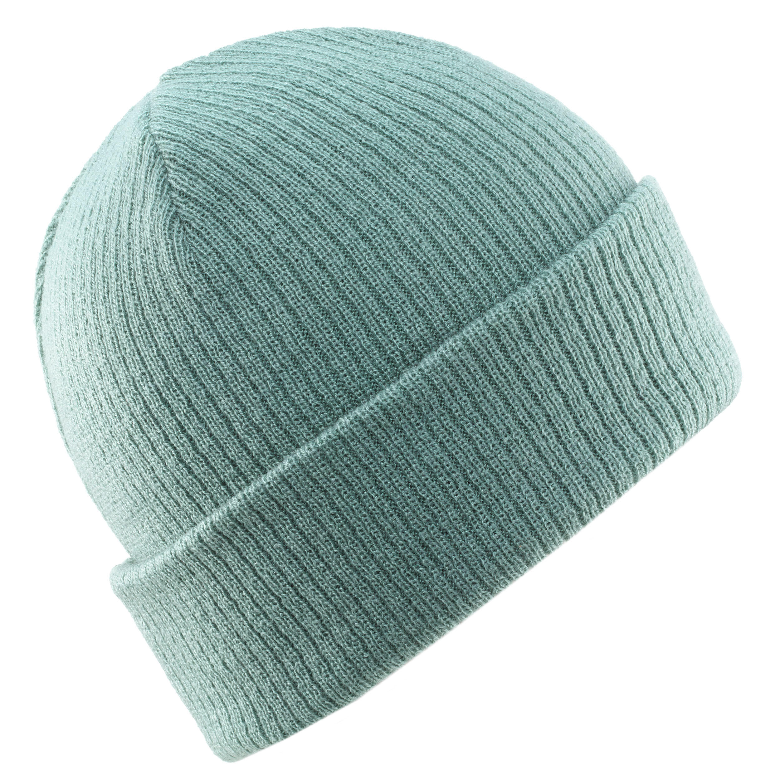 Kids' Skiing Beanie Hat Fisherman - Blue/Green 5/8