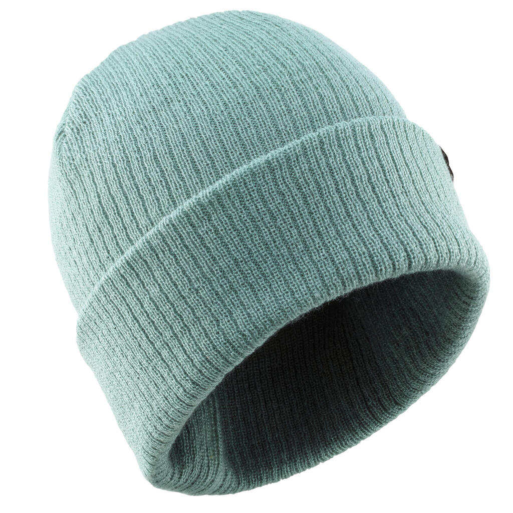 Kids ski hat - fisherman - blue-green
