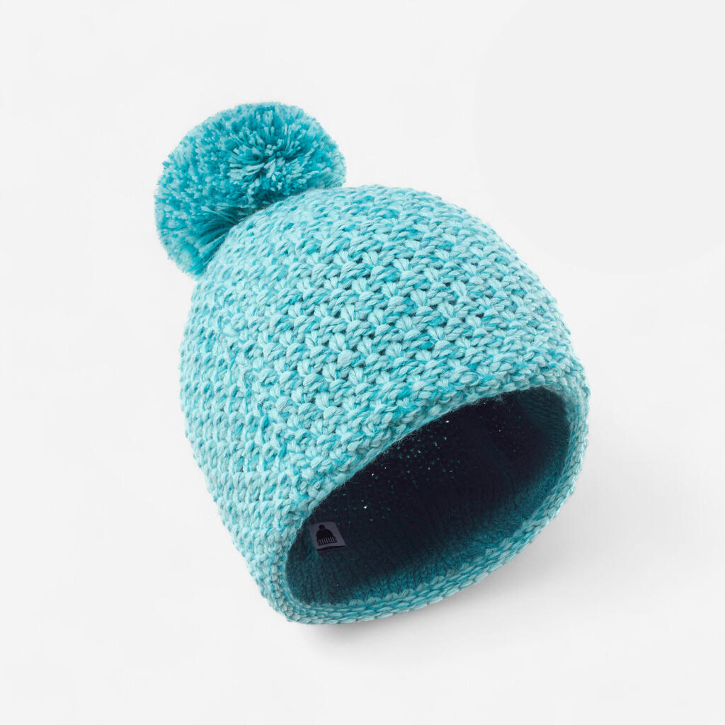 Kids’ ski hat - made in france - timeless - turquoise
