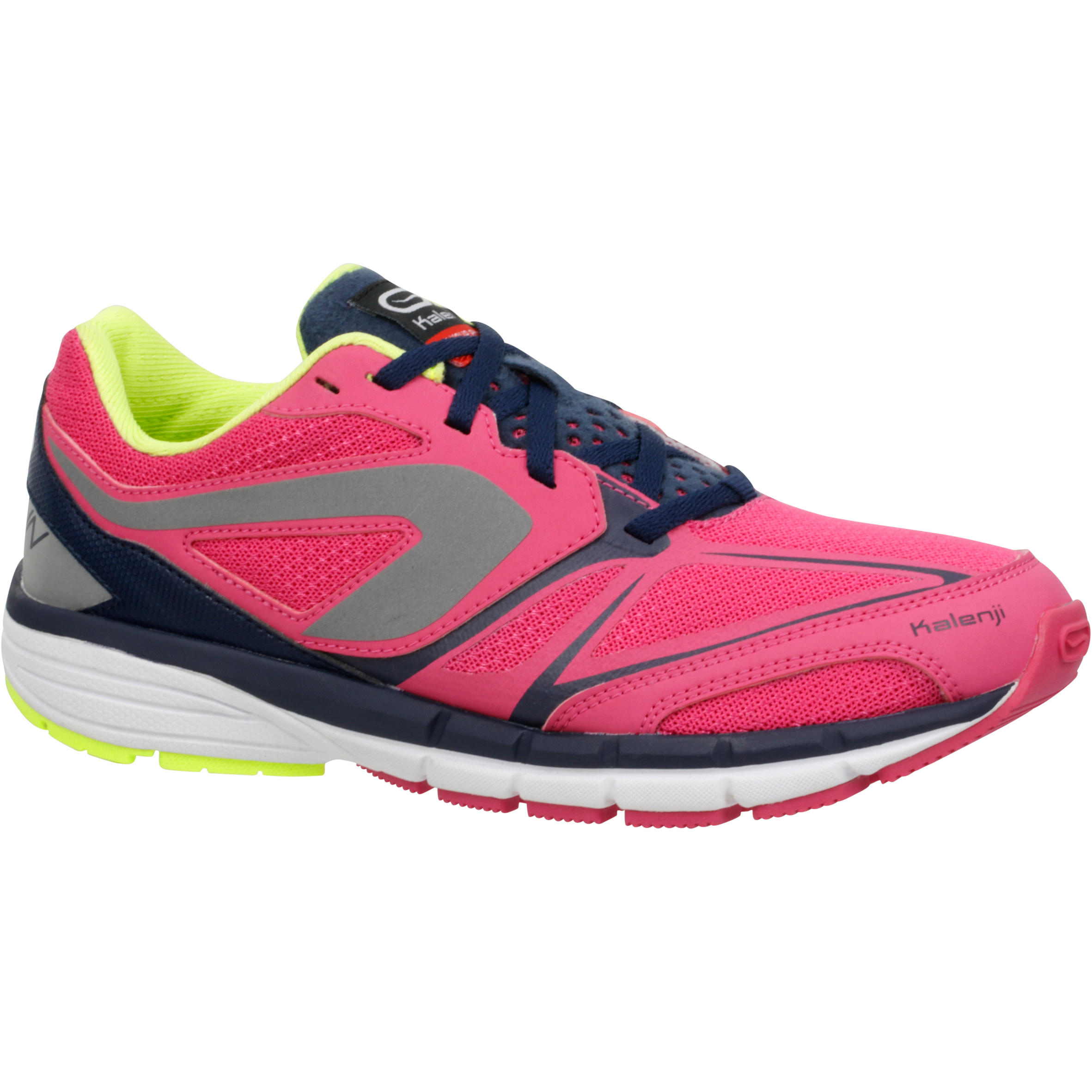 KALENJI KIPRUN GIRL'S RUNNING SHOES PINK/GREEN 1/15