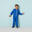 Survêtement regular chaud enfant - Basique Bleu Roi