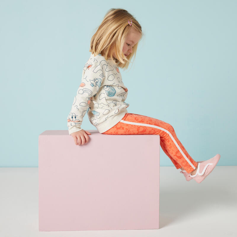 Comfortabele gymschoenen voor kinderen Babylight 550 roze