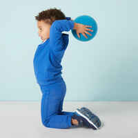 Trainingsanzug warm Regular Basic Babys/Kleinkinder blau 